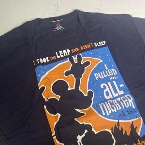Disney One More Disney Day‎ Leap Year 2012 All-Nighter Shirt 2XL – Magic Kingdom